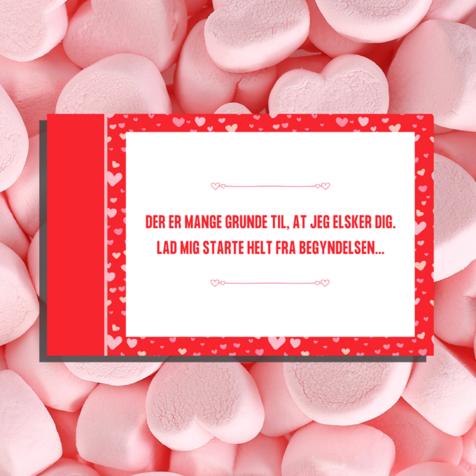 Jeg elsker dig fra A - Å - Lou Noire - Det første kort