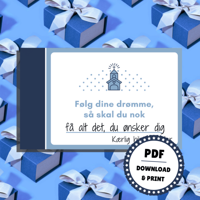 Konfirmationsgave - Livsråd til konfirmanden - blå - Lou Noire Konfirmationsgave - Livsråd til konfirmanden - blå - Lou Noire