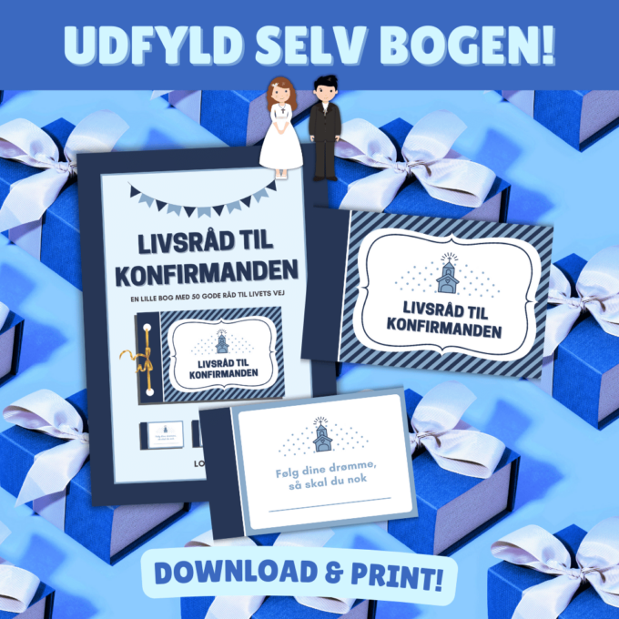 Livsråd til konfirmanden - blå - Lou Noire - Oversigt Livsråd til konfirmanden - blå - Lou Noire - Oversigt