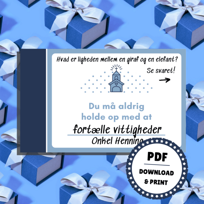 Sjovt indslag til konfirmation - Livsråd til konfirmanden - blå - Lou Noire Sjovt indslag til konfirmation - Livsråd til konfirmanden - blå - Lou Noire