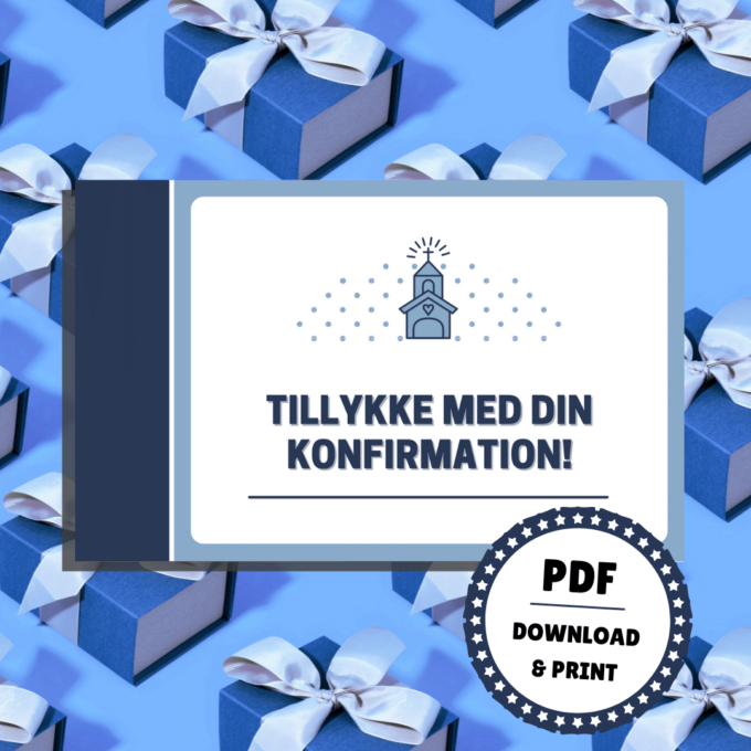 Tale til konfirmation - Livsråd til konfirmanden - blå - Lou Noire Tale til konfirmation - Livsråd til konfirmanden - blå - Lou Noire