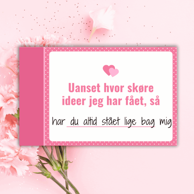 Fødselsdagsgave - Til verdens bedste SØSTER - Lou Noire