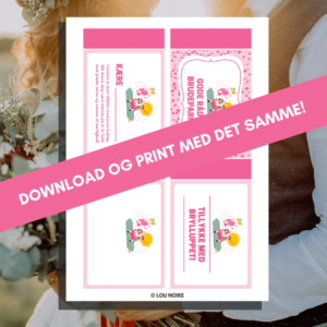 Gode råd til brudeparret - Lou Noire - Print selv