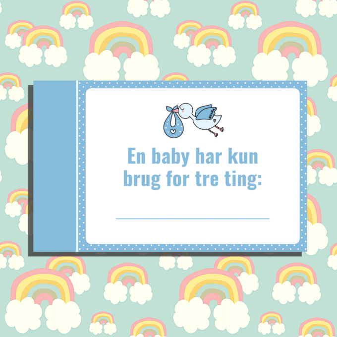 Gode råd til livet som mor - blå - Lou Noire - Gave til mor og baby