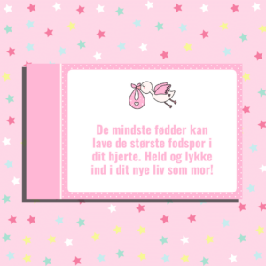 Gode råd til livet som mor - pink - Lou Noire - Gave til babyshower