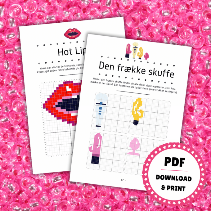 Lou Noire - 24 frække perleplader - Opskrift til perleplade