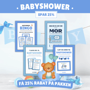 Babyshower-pakken - blå - Lou Noire - Cover
