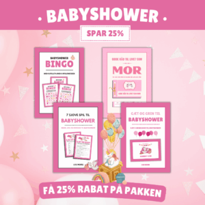 Babyshower-pakken - pink - Lou Noire - Cover