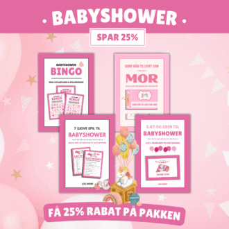 Babyshower-pakken - pink - Lou Noire - Cover