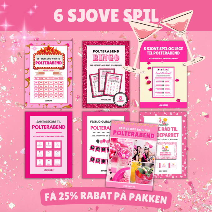 Cover - Den Sjove Polterabend-pakke - Lou Noire