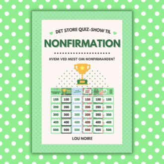 Cover - Det Store Quiz-Show til Nonfirmation - grøn - Lou Noire