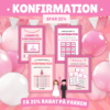 Cover - Konfirmationspakken - pink - Lou Noire - Spar 25% Cover - Konfirmationspakken - pink - Lou Noire - Spar 25%
