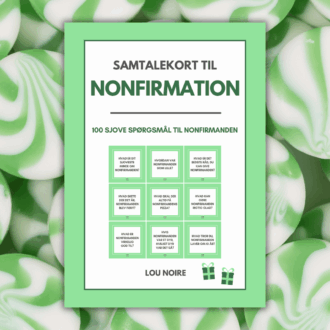 Cover - Samtalekort til nonfirmation – grøn - Lou Noire