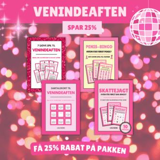 Den Sjove Venindeaften-pakke - Cover - Lou Noire