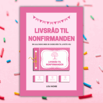 Lou Noire - Cover - Livsråd til nonfirmanden - pink