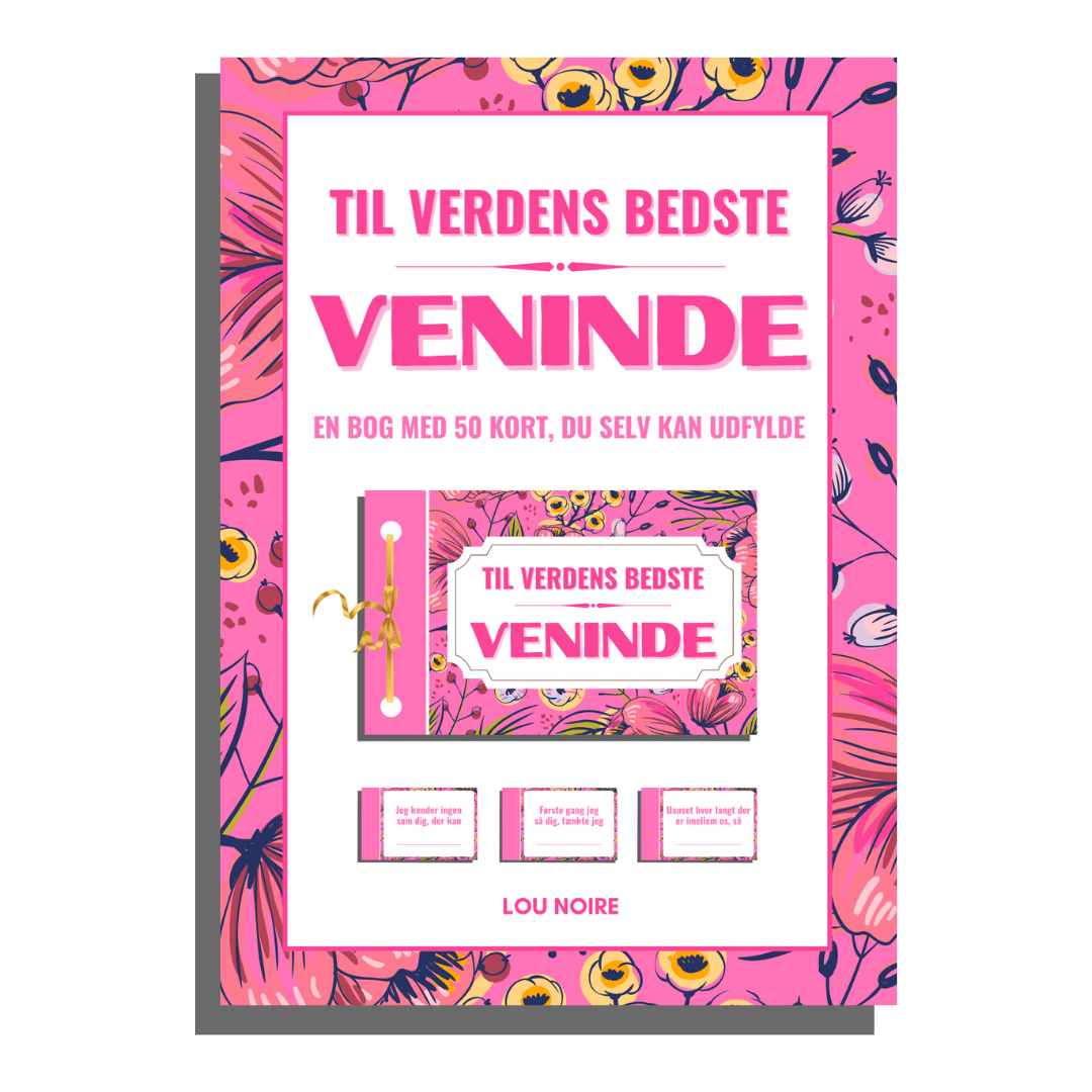 Til verdens bedste VENINDE - Lou Noire - Cover