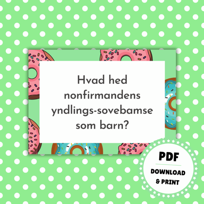Tip en 13'er - Det Store Quiz-Show til Nonfirmation - grøn - Lou Noire