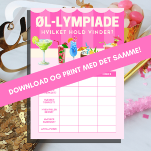 10 sjove spil og festlege til venindeaften - Lou Noire - ØL-lympiade