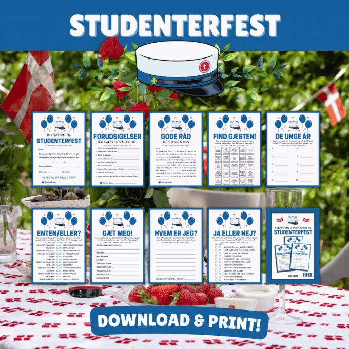 8 sjove spil og invitation til studenterfest - hhx - Lou Noire - Sjovt indslag 8 sjove spil og invitation til studenterfest - hhx - Lou Noire - Sjovt indslag
