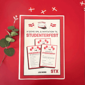 8 sjove spil og invitation til studenterfest - stx - Lou Noire - Flag