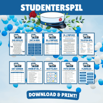 8 sjove spil til turen i studentervogn - hhx - Lou Noire - Sjovt indslag
