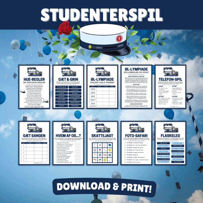 8 sjove spil til turen i studentervogn - htx - Lou Noire - Sjovt indslag