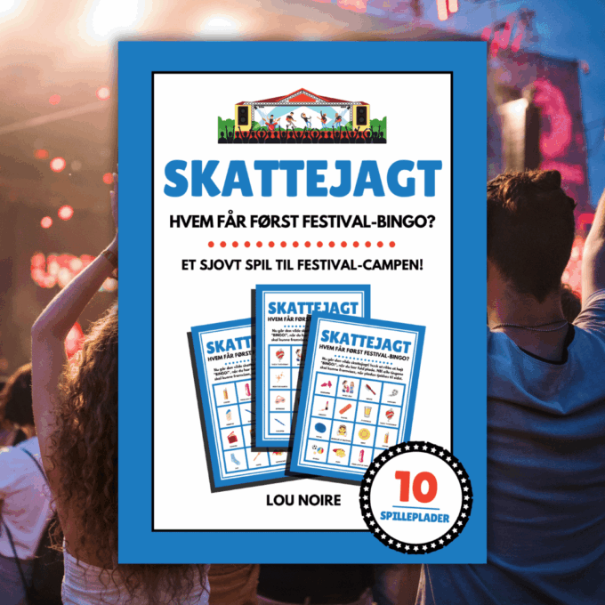 Cover - Skattejagt - hvem får først festival-bingo? - Lou Noire
