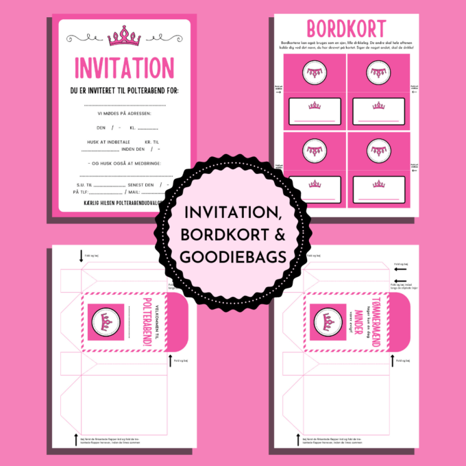 Den Kæmpestore Polterabendpakke - Lou Noire - Spil til polterabend Den Kæmpestore Polterabendpakke - Lou Noire - Spil til polterabend