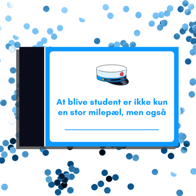 Livsråd til studenten - hf - Lou Noire - Kort til student