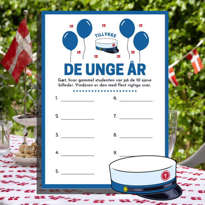 Lou Noire - 8 sjove spil og invitation til studenterfest - hhx - Billeder Lou Noire - 8 sjove spil og invitation til studenterfest - hhx - Billeder