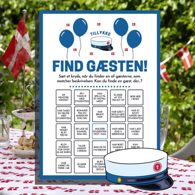 Lou Noire - 8 sjove spil og invitation til studenterfest - hhx - Velkomst