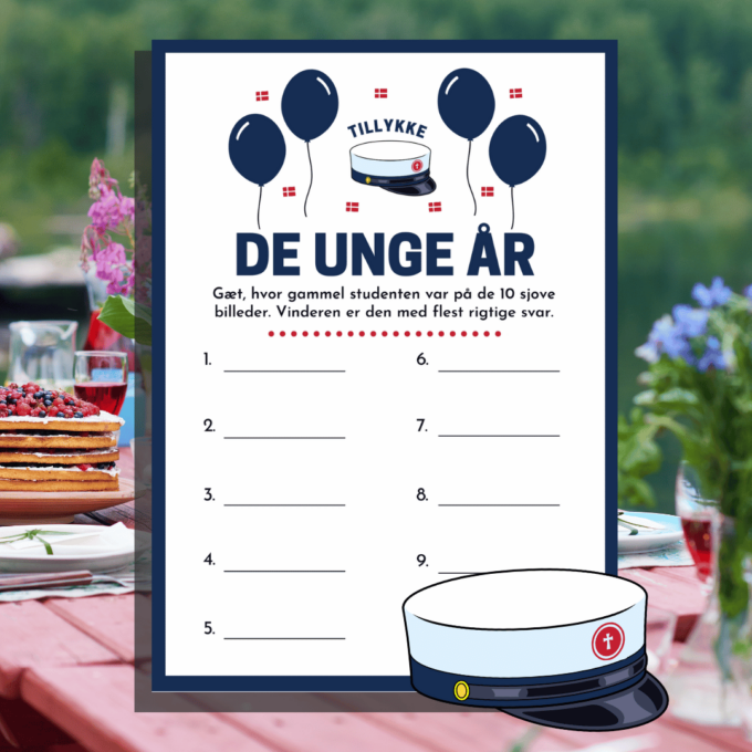 Lou Noire - 8 sjove spil og invitation til studenterfest - htx - Billeder Lou Noire - 8 sjove spil og invitation til studenterfest - htx - Billeder