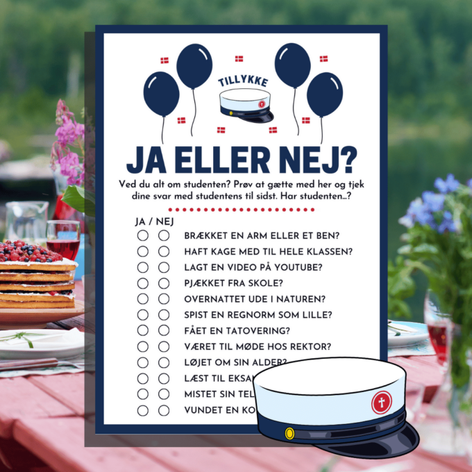 Lou Noire - 8 sjove spil og invitation til studenterfest - htx - Festlege Lou Noire - 8 sjove spil og invitation til studenterfest - htx - Festlege