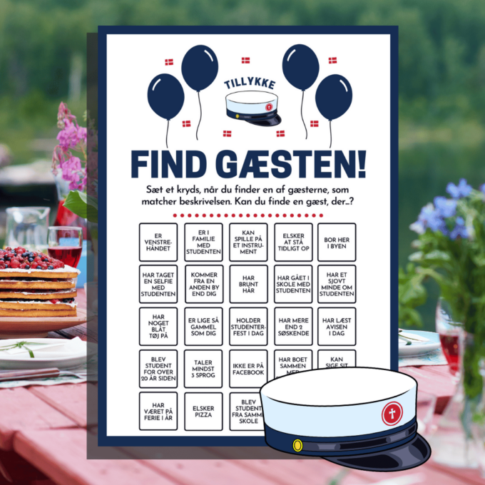 Lou Noire - 8 sjove spil og invitation til studenterfest - htx - Velkomst Lou Noire - 8 sjove spil og invitation til studenterfest - htx - Velkomst