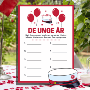 Lou Noire - 8 sjove spil og invitation til studenterfest - stx - Billeder