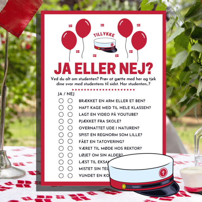 Lou Noire - 8 sjove spil og invitation til studenterfest - stx - Festlege