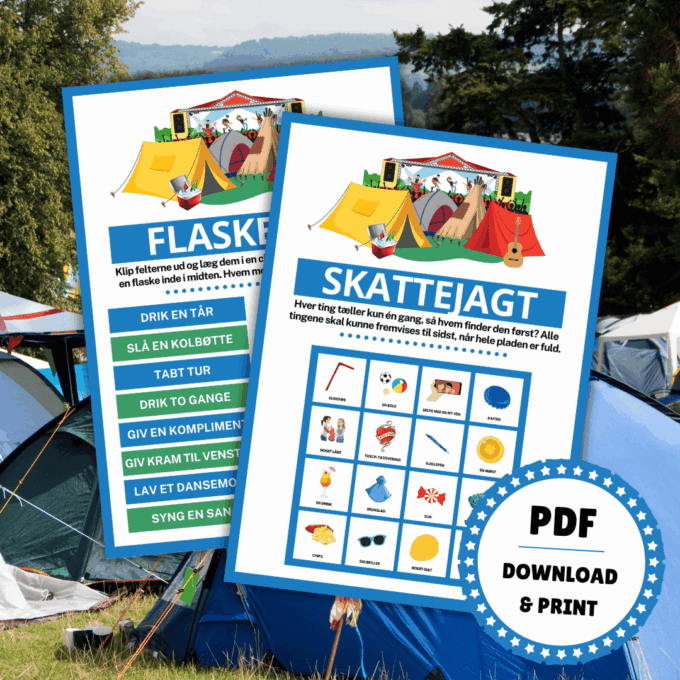 Sjove spil og lege til festival - Skattejagt - Lou Noire