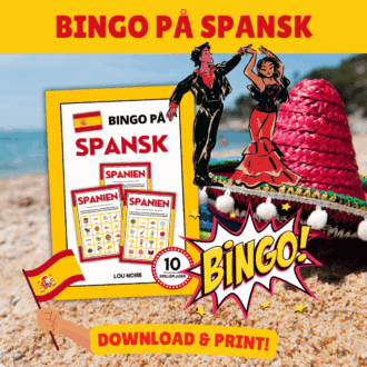 Bingo på spansk - Lou Noire - Print selv