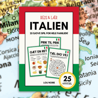 Cover - Rejs og Lær - Italien - Lou Noire