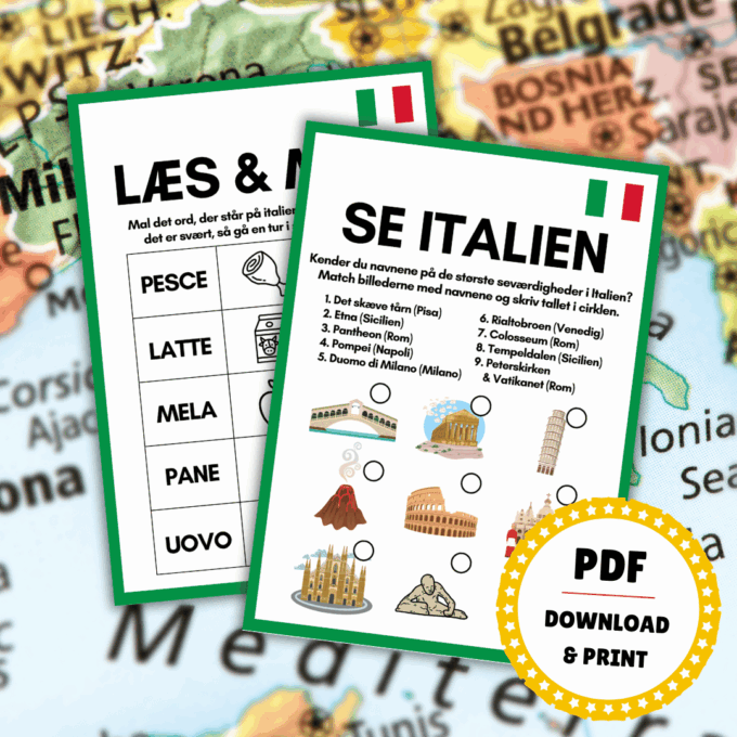 Lær italiensk - Rejs og Lær - Italien - Lou Noire