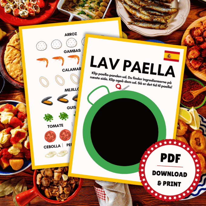 Rejs & Lær - Spanien - Lou Noire - Leg med mad