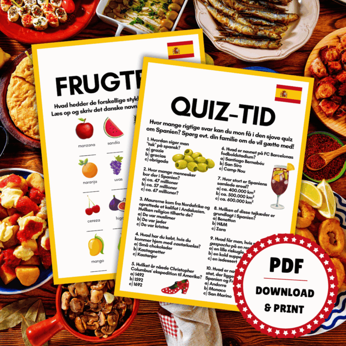 Rejs & Lær - Spanien - Lou Noire - Quiz om Spanien