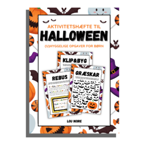 Aktivitetshæfte til Halloween - Lou Noire - Cover
