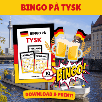 Bingo på tysk - Lou Noire - Print selv