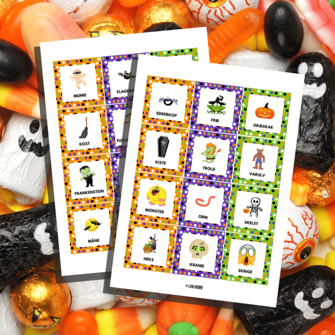 Gæt og Grin for børn til Halloween - Lou Noire - En sjov leg for børn