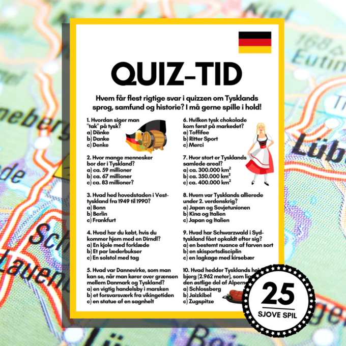 Rejs og Lær - Tyskland - Lou Noire - Quiz om Tyskland