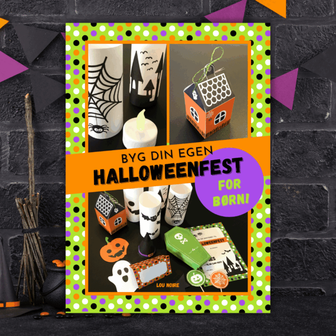 Byg din egen Halloweenfest - for børn - Lou Noire - Cover