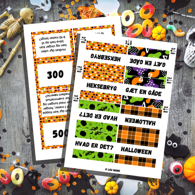 Den Store Quiz om Halloween - Lou Noire - Print selv