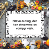 Den Store Quiz om Halloween - Lou Noire - Vampyr