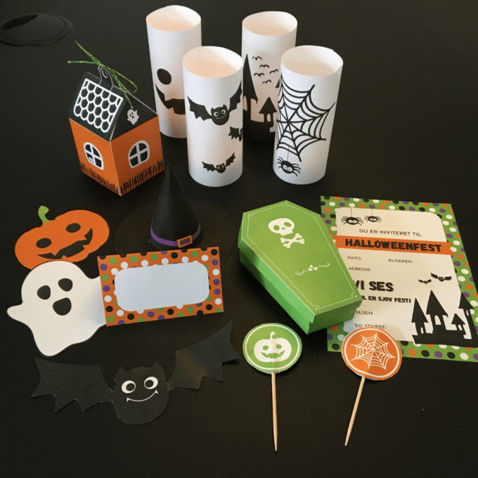 Lou Noire - Byg din egen Halloweenfest - for børn - Pynt til Halloween